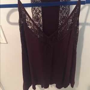 Lace tank top from American eagle